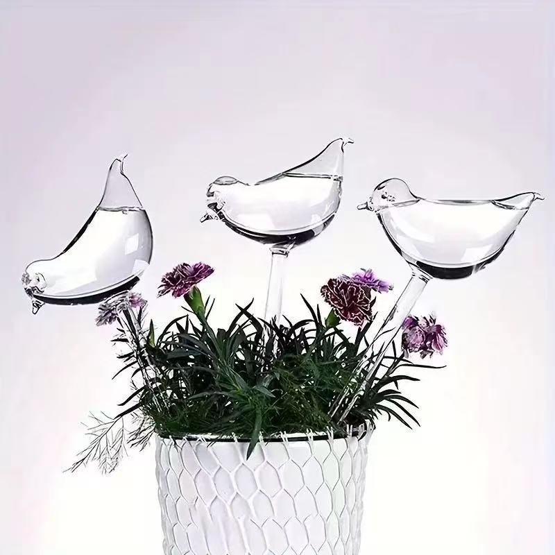 Automatic Plant Watering Spikes Drip Kit - 4/8PC Glass Look Automatic Plant Waterer