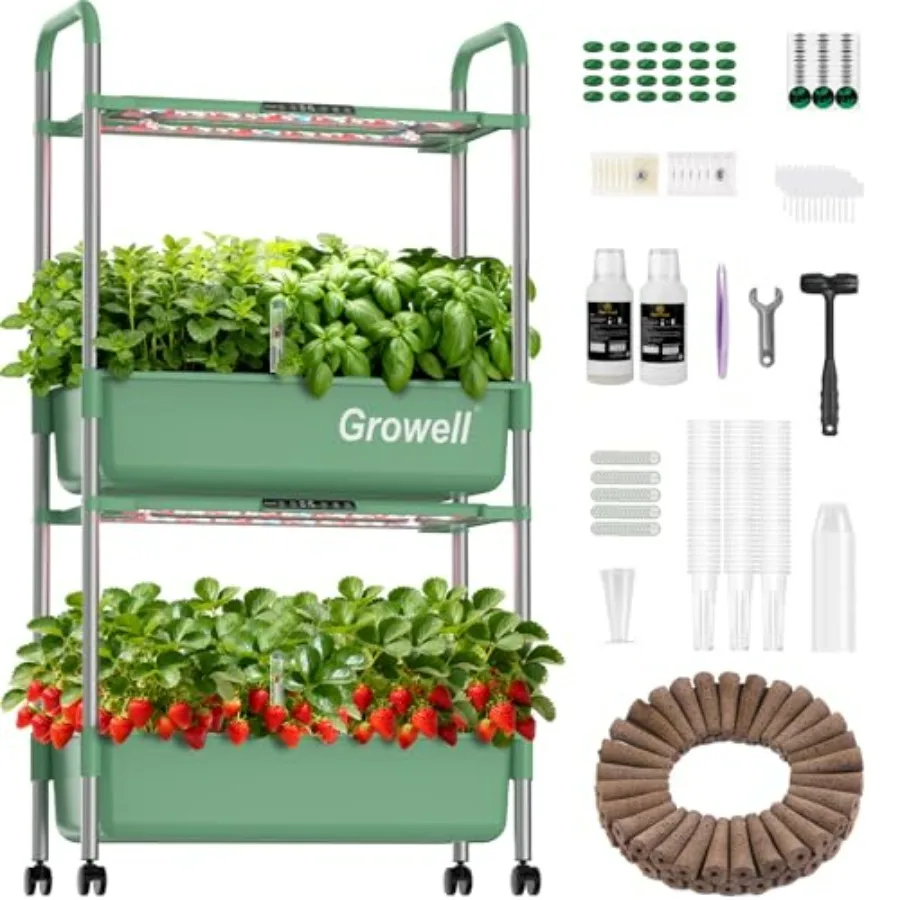 Indoor Herb Garden Grow Light Smart Kit - Hydroponics Growing System Kit for indoor