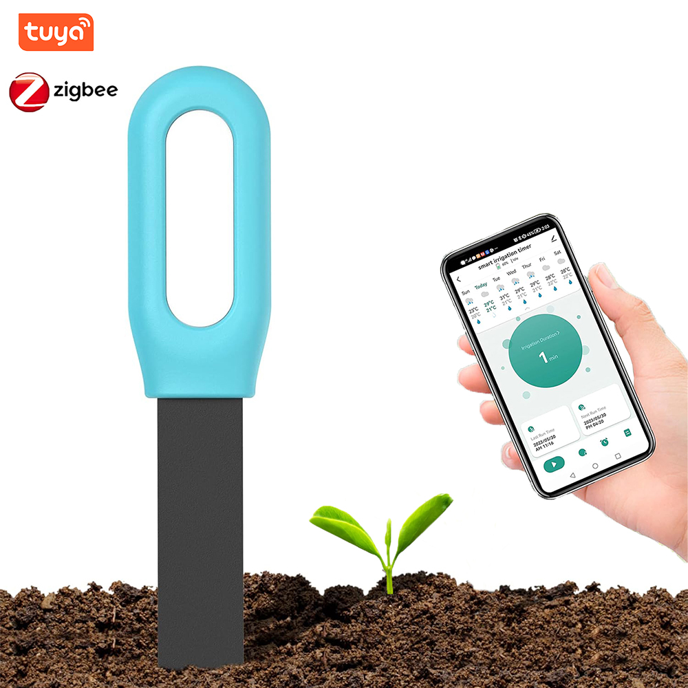 Tuya Zigbee Soil Moisture Temperature Sensor - Tuya Bluetooth Zigbee Smart Soil Tester