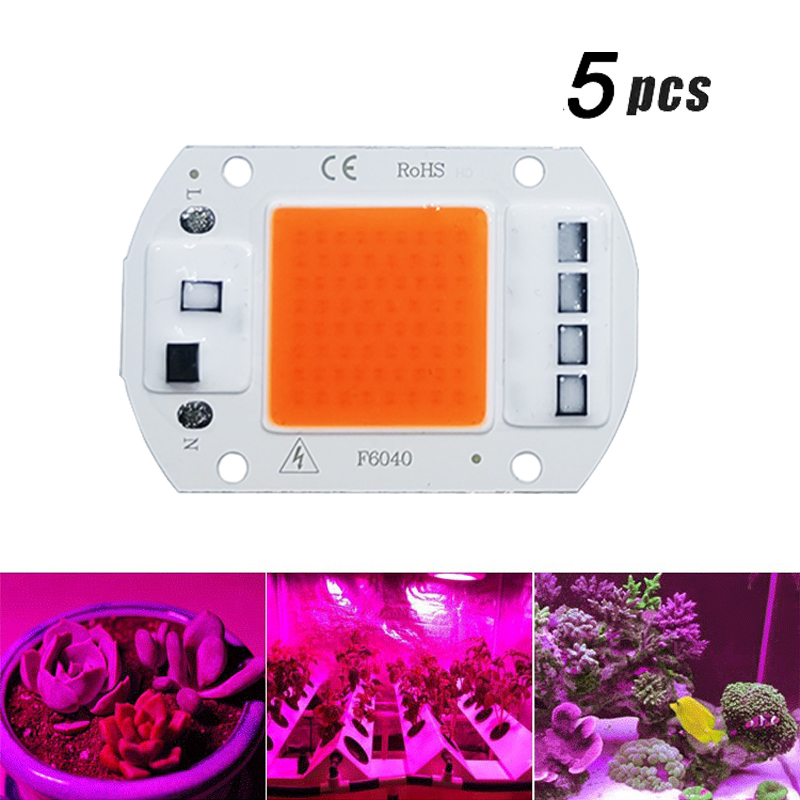 Plant Grow Light Full Spectrum Clip On - Bộ 5 Đèn LED Phát Triển