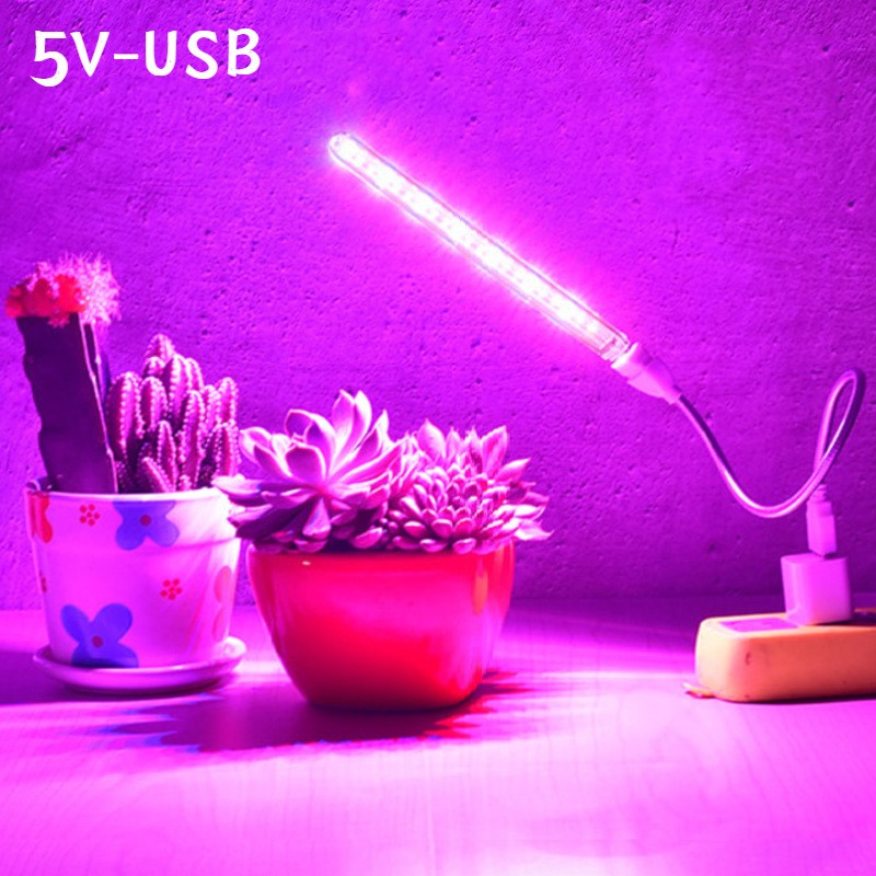 Plant Grow Light Full Spectrum Clip On - 10W Phát Triển USB Đèn Led