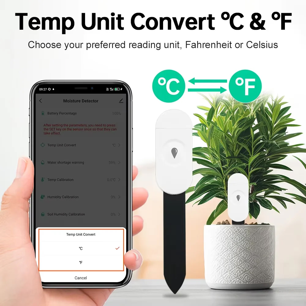 Zigbee Soil Moisture Sensor Hu - đánh giá và giá Smart Plant Sensor Soil Moisture Meter