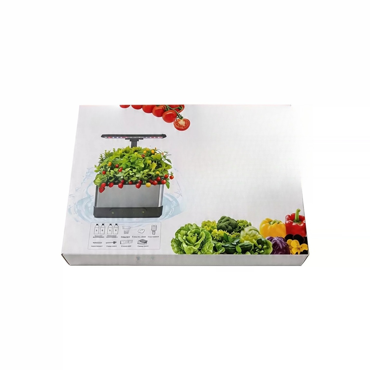 Hydroponic Growing System Kit  - đánh giá và giá Indoor Herb Garden Grow Light Smart Kit