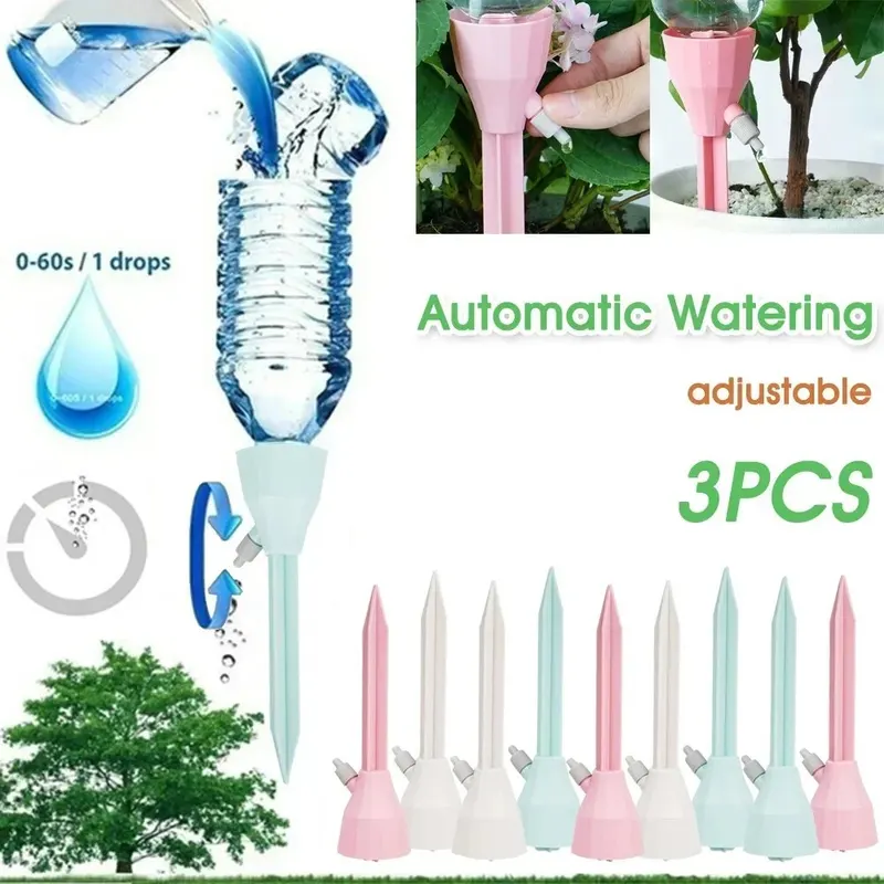 3-6Pcs Adjustable Drip Irrigat - đánh giá và giá Automatic Plant Watering Spikes Drip Kit