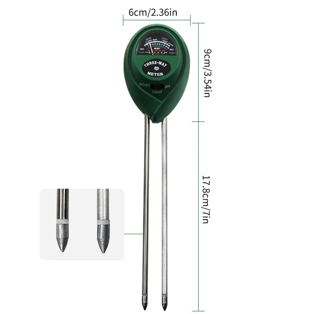 3 in 1 Soil PH Tester Sunlight - đánh giá và giá Soil Ph Meter 3 In 1 Moisture Sunlight