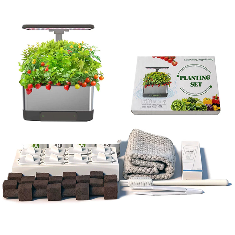 Hydroponic Growing System Kit  - đánh giá và giá Indoor Herb Garden Grow Light Smart Kit