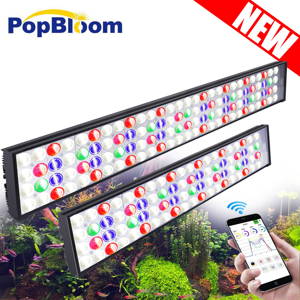 PopBloom H54 H75 WiFi Full Spe - đánh giá và giá Plant Grow Light Full Spectrum Clip On
