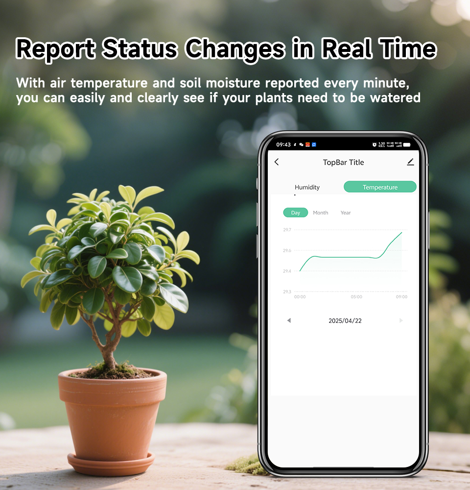 Smart Soil Tester Sensor, Zigb - đánh giá và giá Smart Plant Sensor Soil Moisture Meter