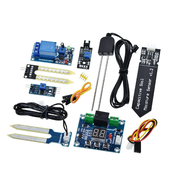 XH-M214 Capacitive Soil Moistu - đánh giá và giá Soil Moisture Sensor Relay Module Arduino