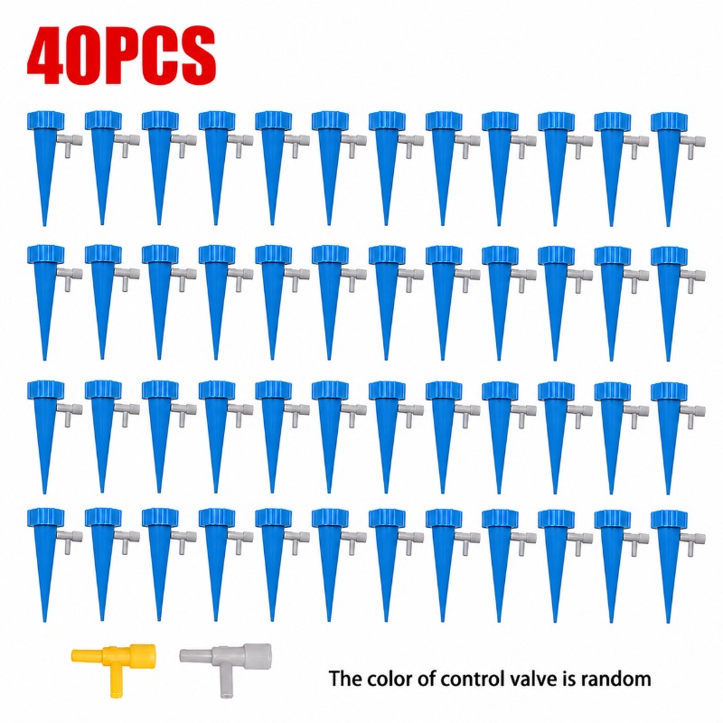 10/40pcs Auto Adjustable Drip  - đánh giá và giá Automatic Plant Watering Spikes Drip Kit