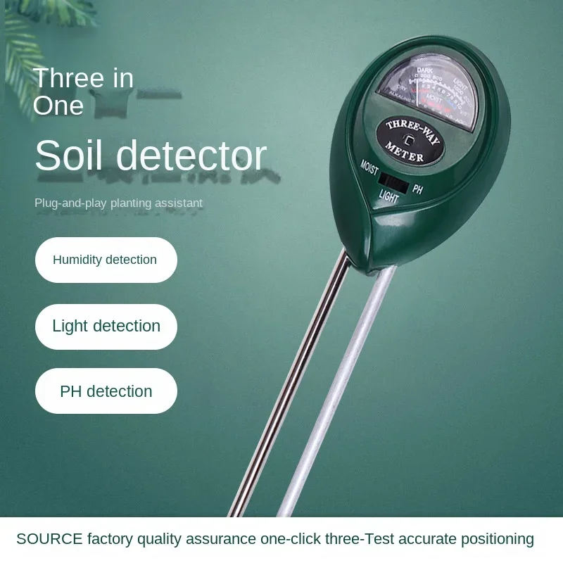 PH Tester Garden Flowers Soil  - đánh giá và giá Soil Ph Meter 3 In 1 Moisture Sunlight