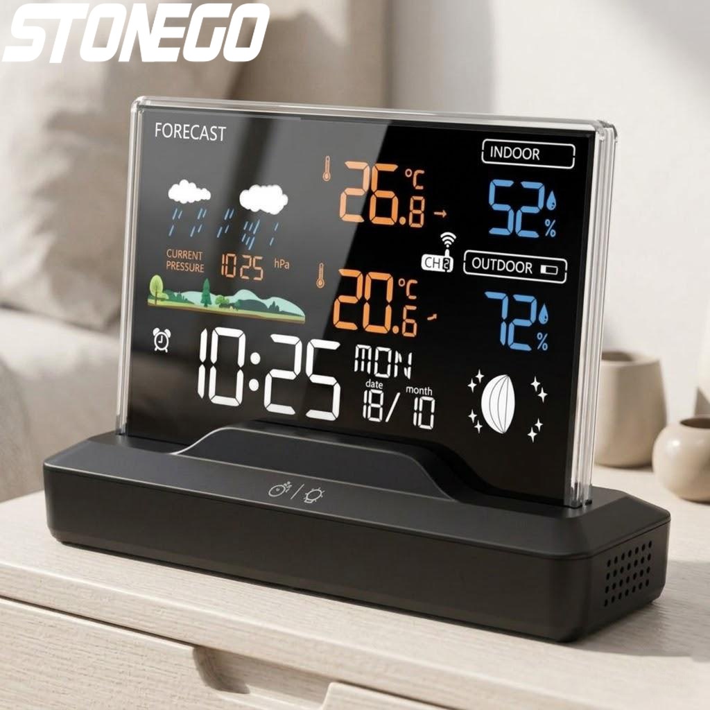 Digital Wireless Weather Stati - đánh giá và giá Wireless Weather Station Indoor Outdoor