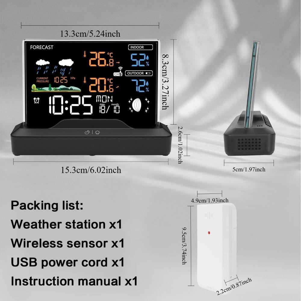 Digital Wireless Weather Stati - đánh giá và giá Wireless Weather Station Indoor Outdoor