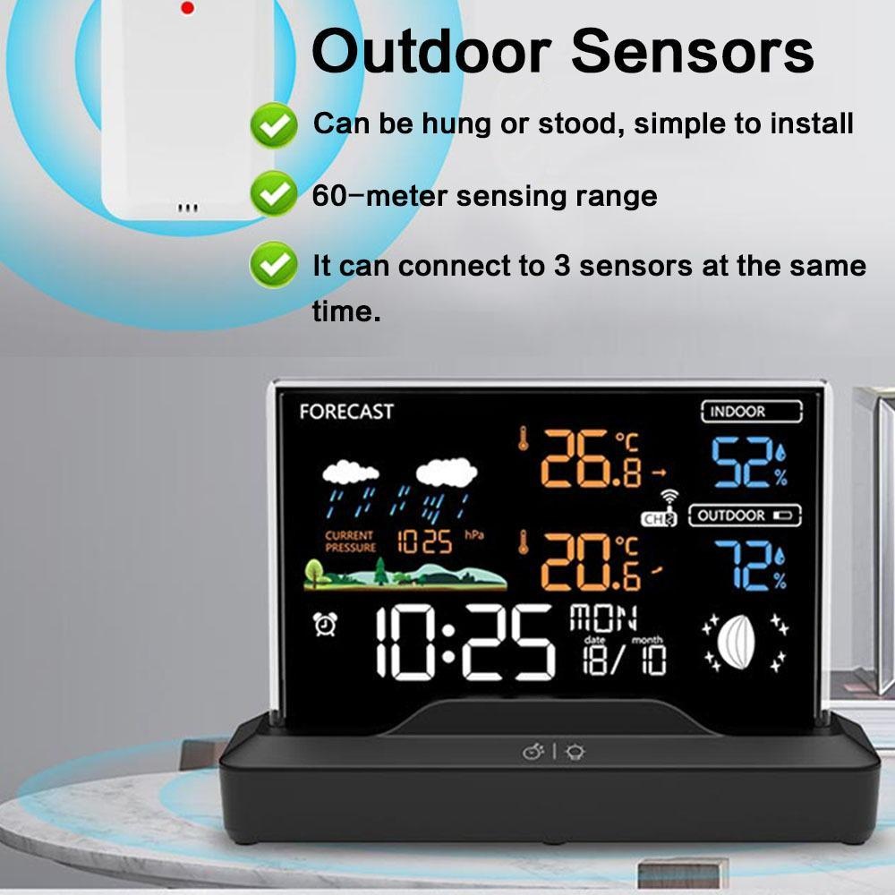 Digital Wireless Weather Stati - đánh giá và giá Wireless Weather Station Indoor Outdoor