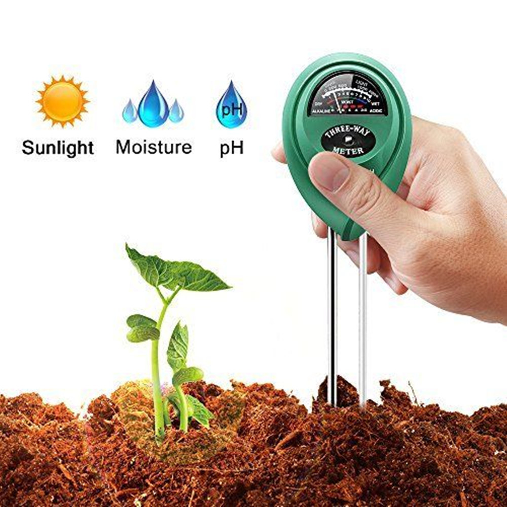 3 in 1 Soil PH Meter Sunlight  - đánh giá và giá Soil Ph Meter 3 In 1 Moisture Sunlight