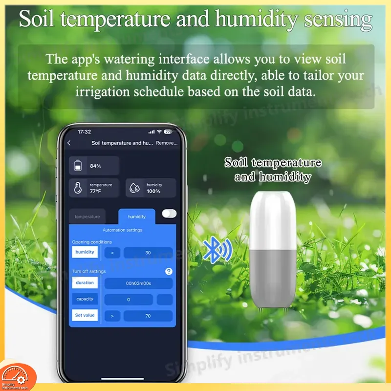 Tuya WiFi Soil Moisture Sensor - đánh giá và giá Wifi Soil Moisture Sensor Garden App