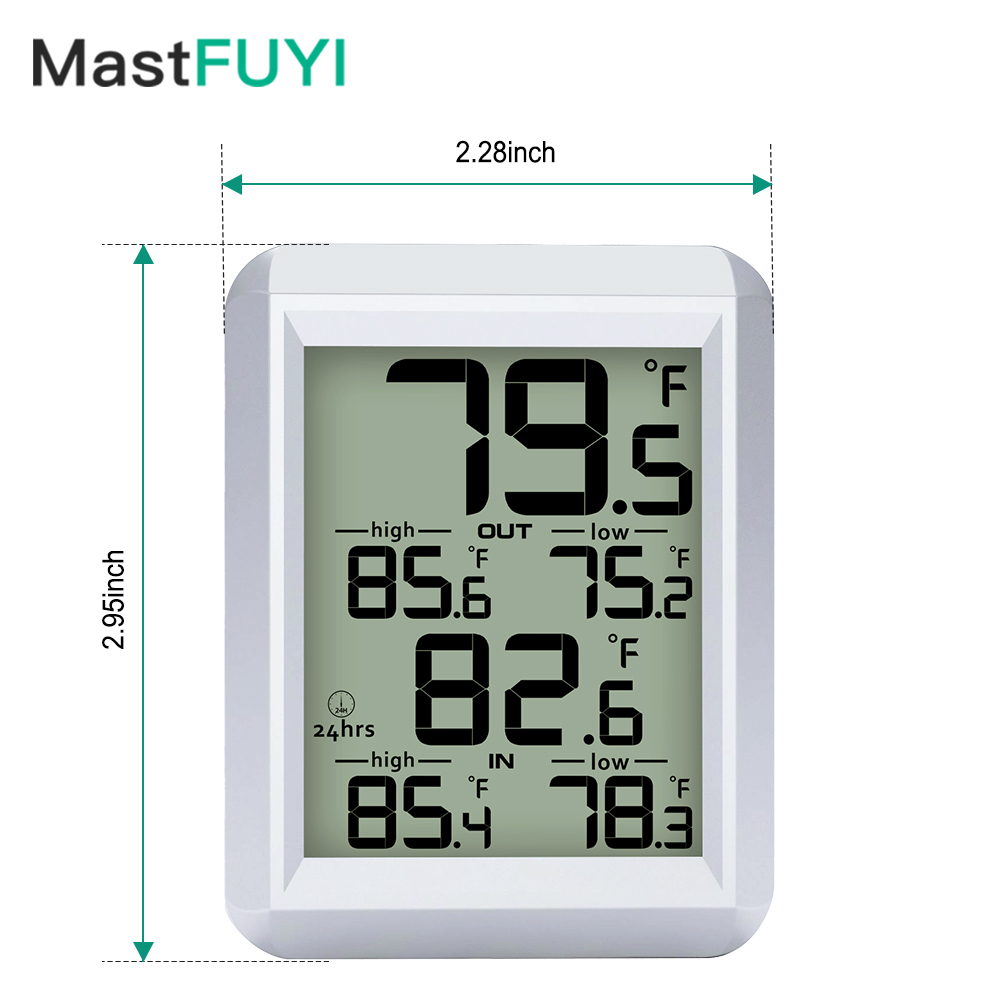 MASTFUYI Digital Thermometer I - đánh giá và giá Wireless Weather Station Indoor Outdoor