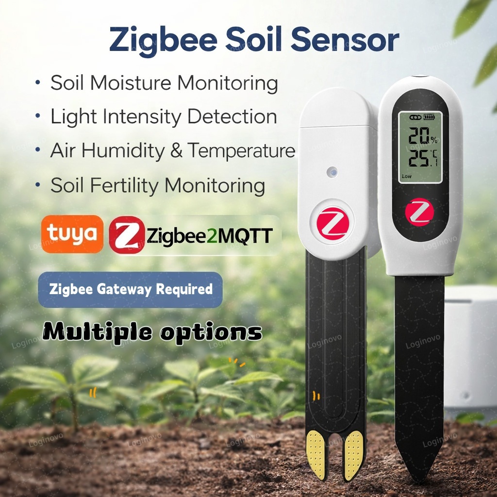 Zigbee Soil Moisture Sensor Tu - đánh giá và giá Tuya Zigbee Soil Moisture Temperature Sensor
