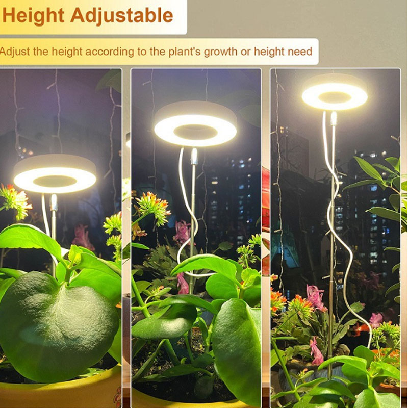 Đèn LED trồng cây, đèn quang p - đánh giá và giá Plant Grow Light Full Spectrum Clip On