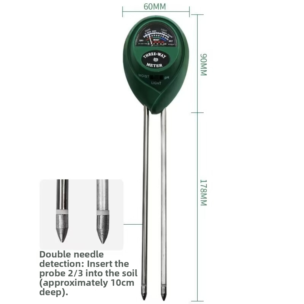 3 in 1 Soil PH Meter Soil Mois - đánh giá và giá Soil Ph Meter 3 In 1 Moisture Sunlight