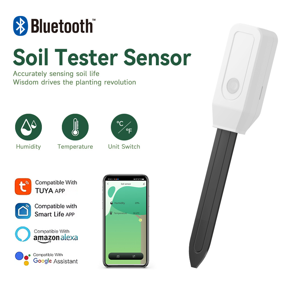 Tuya Smart Soil Moisture & Tem - đánh giá và giá Wifi Soil Moisture Sensor Garden App