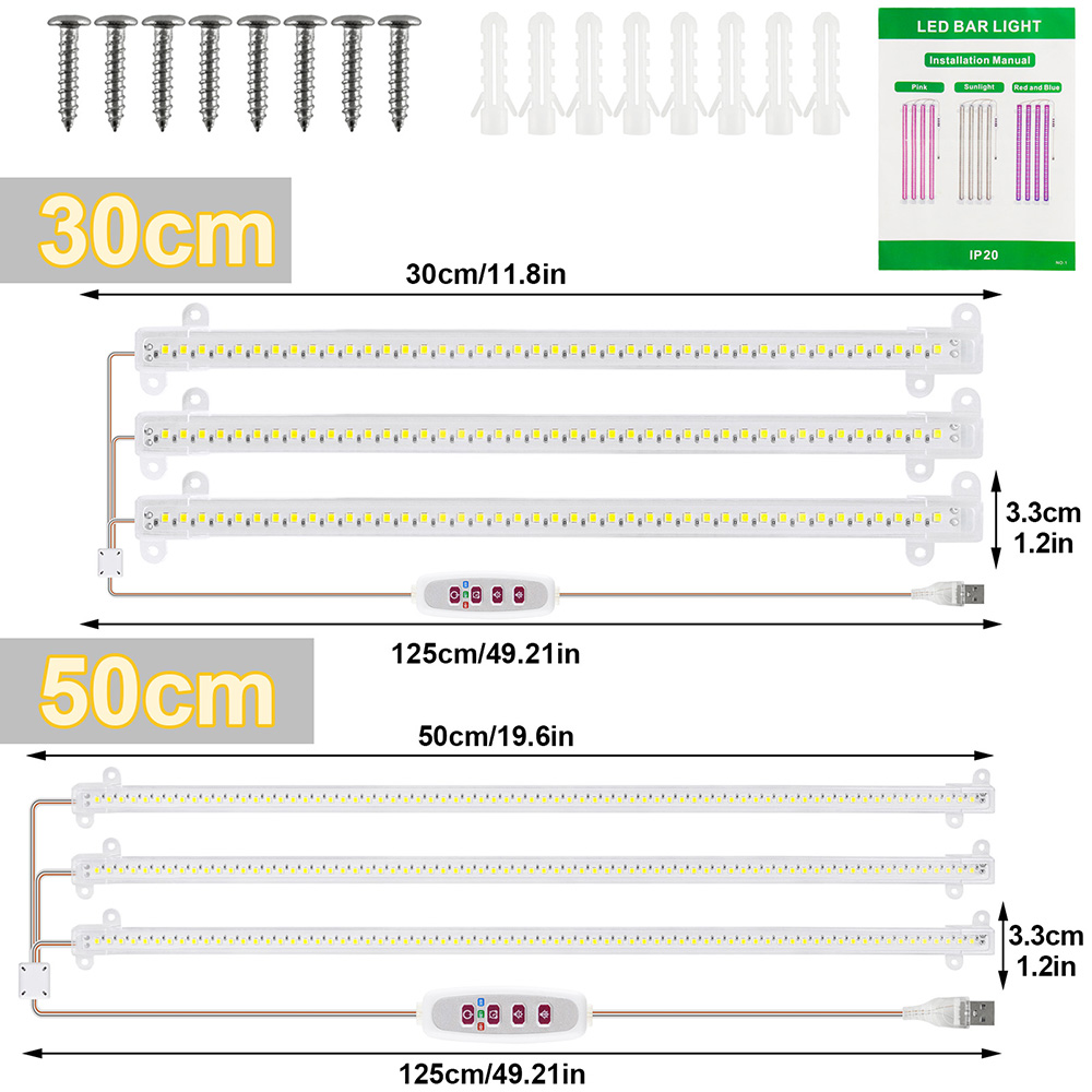 1/2/3/4Head LED Grow Light Str - đánh giá và giá Plant Grow Light Full Spectrum Clip On