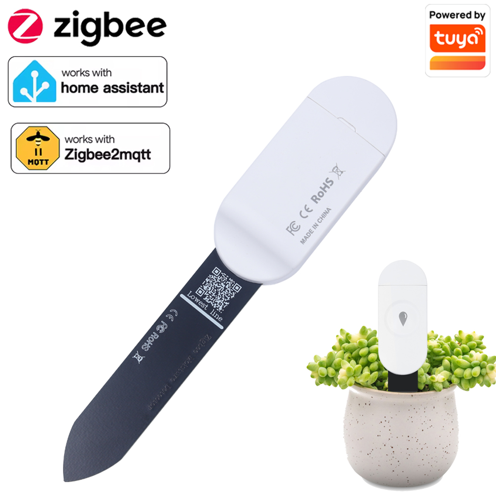 Tuya Zigbee Temperature Humidi - đánh giá và giá Tuya Zigbee Soil Moisture Temperature Sensor