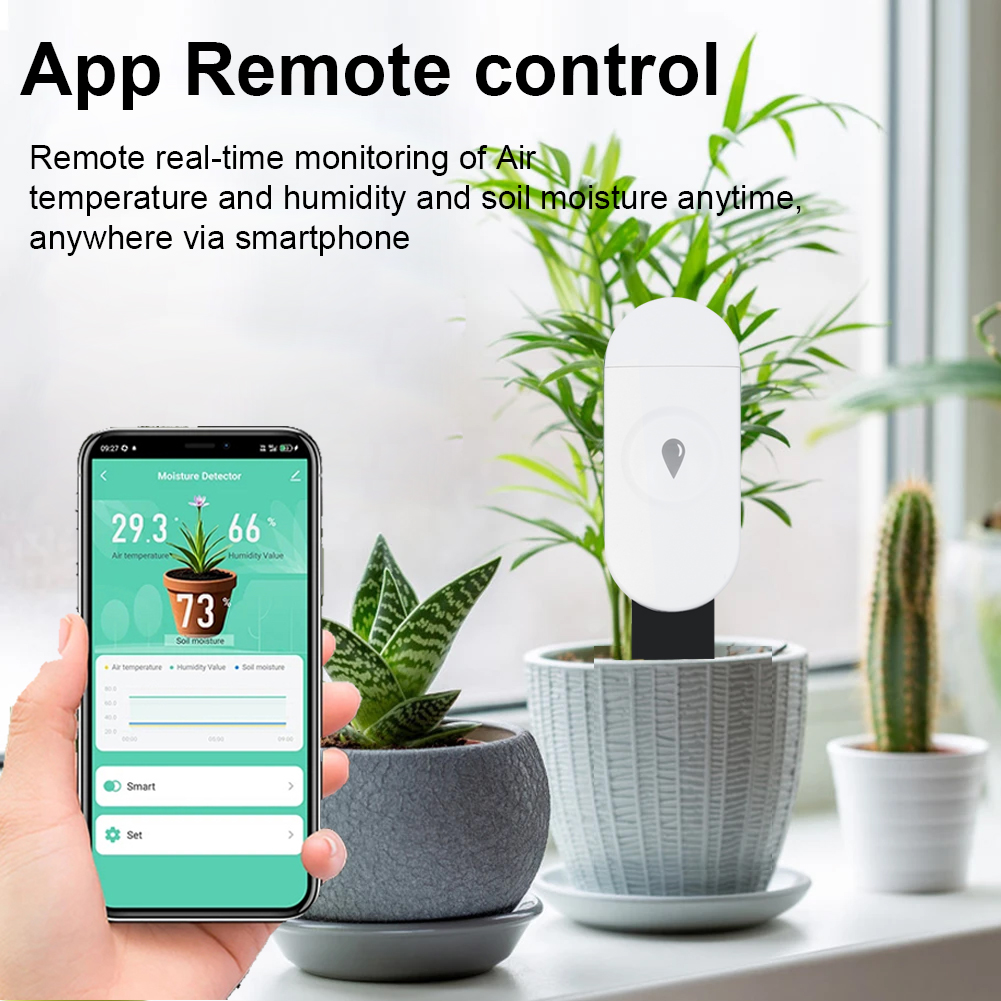 Tuya Zigbee Temperature Humidi - đánh giá và giá Tuya Zigbee Soil Moisture Temperature Sensor