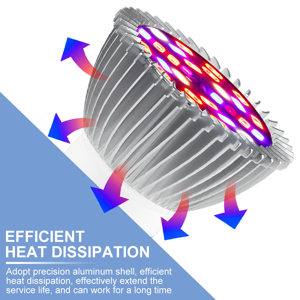 Suốt E27 Vật Có Đèn LED Phát T - đánh giá và giá Plant Grow Light Full Spectrum Clip On