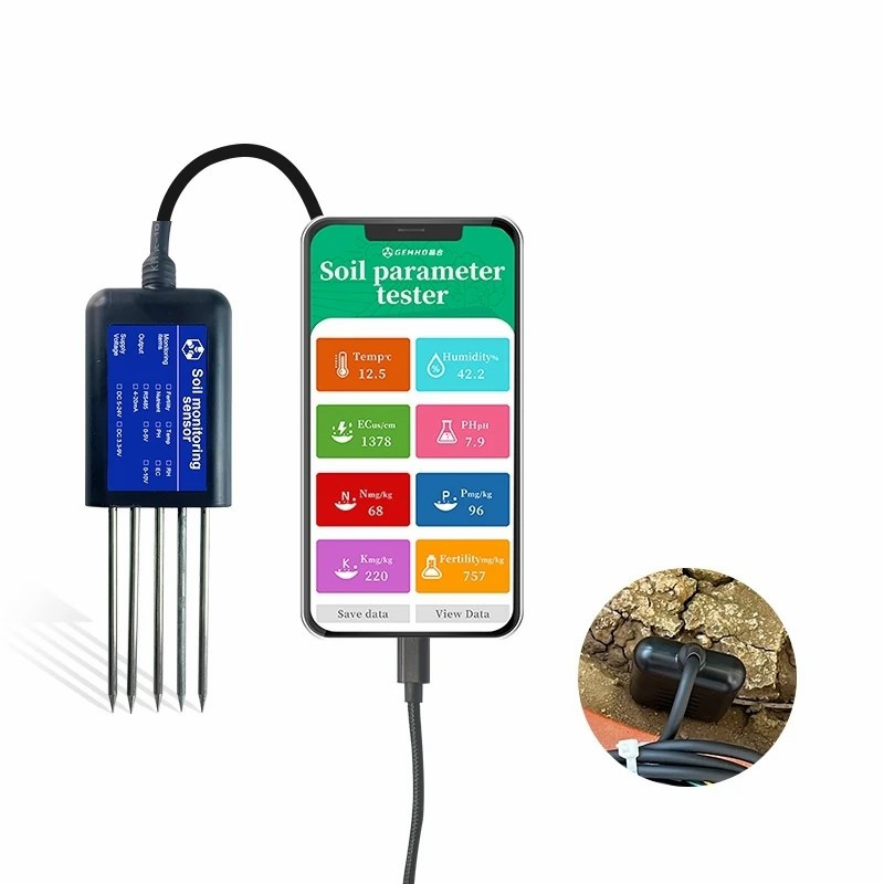 Smart Farming Digital Soil NPK - đánh giá và giá Smart Plant Sensor Soil Moisture Meter