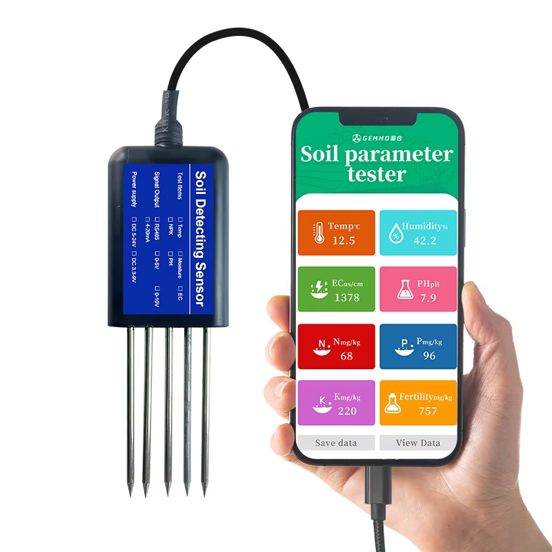 Smart Farming Digital Soil NPK - đánh giá và giá Smart Plant Sensor Soil Moisture Meter