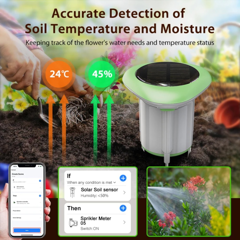 Smart Garden Plant Monitor Too - đánh giá và giá Wifi Soil Moisture Sensor Garden App