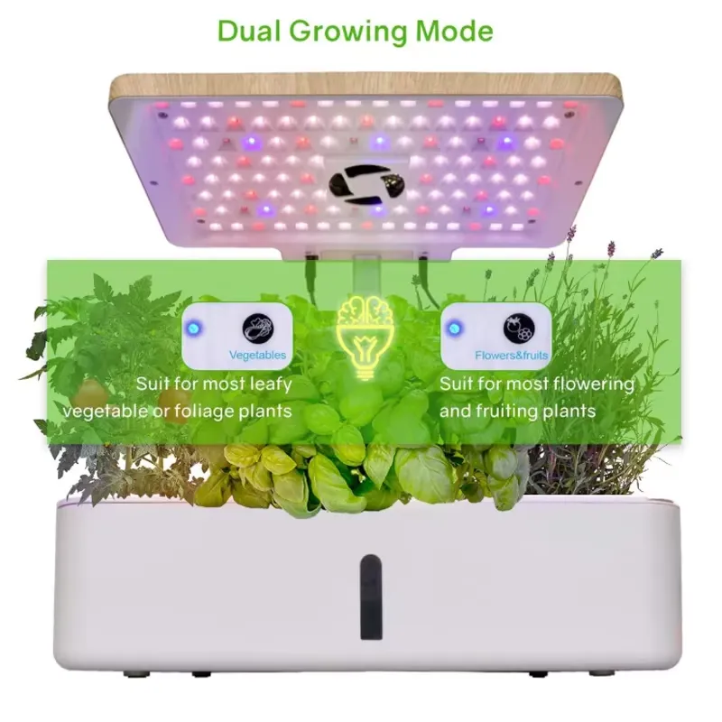 Smart Hydroponics Indoor Garde - đánh giá và giá Indoor Herb Garden Grow Light Smart Kit