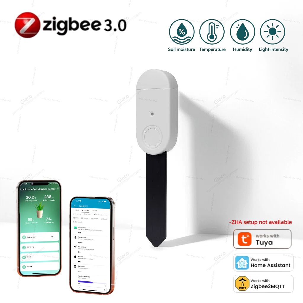 4in1 Zigbee Soil Moisture Temp - đánh giá và giá Tuya Zigbee Soil Moisture Temperature Sensor