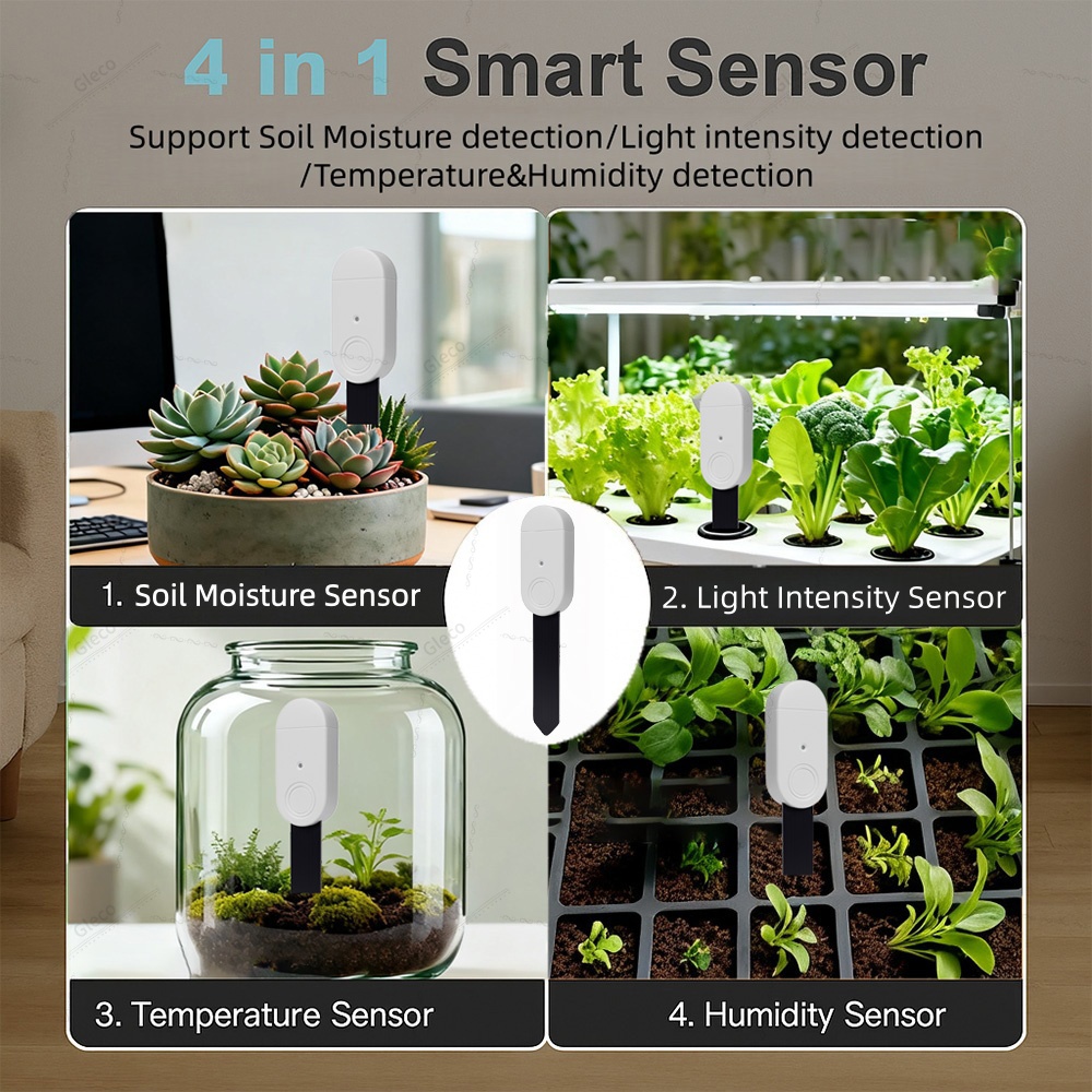 4in1 Zigbee Soil Moisture Temp - đánh giá và giá Tuya Zigbee Soil Moisture Temperature Sensor