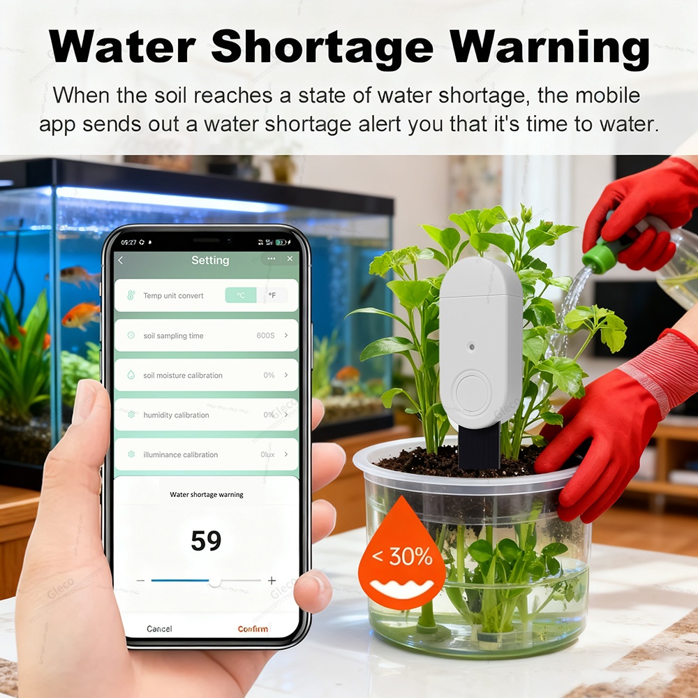 4in1 Zigbee Soil Moisture Temp - đánh giá và giá Tuya Zigbee Soil Moisture Temperature Sensor