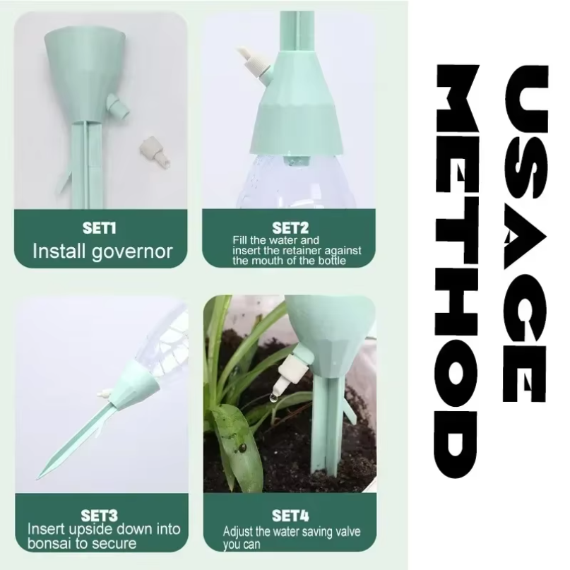 Adjustable Drip Irrigation Sys - đánh giá và giá Automatic Plant Watering Spikes Drip Kit