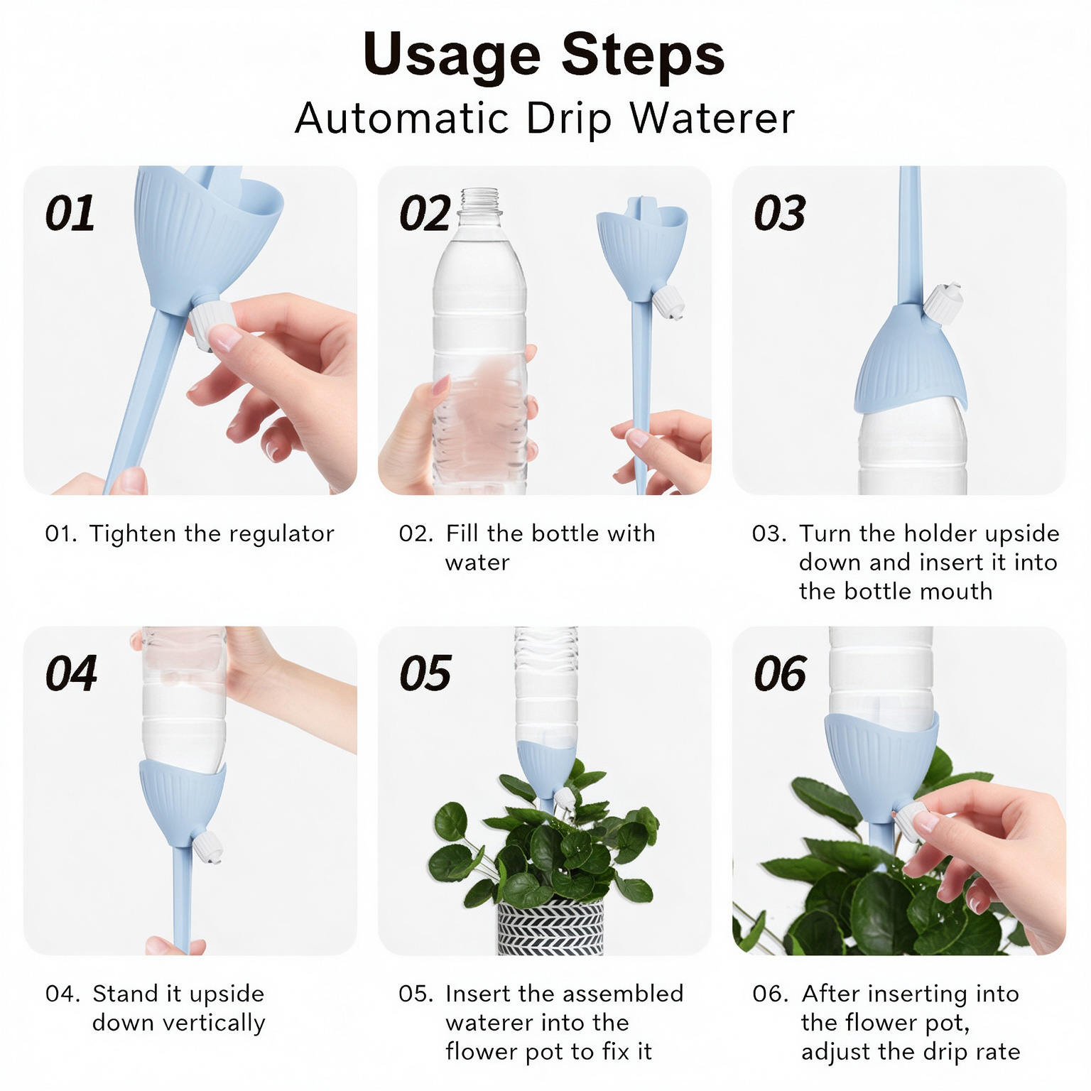 Adjustable Plant Watering Devi - đánh giá và giá Automatic Plant Watering Spikes Drip Kit