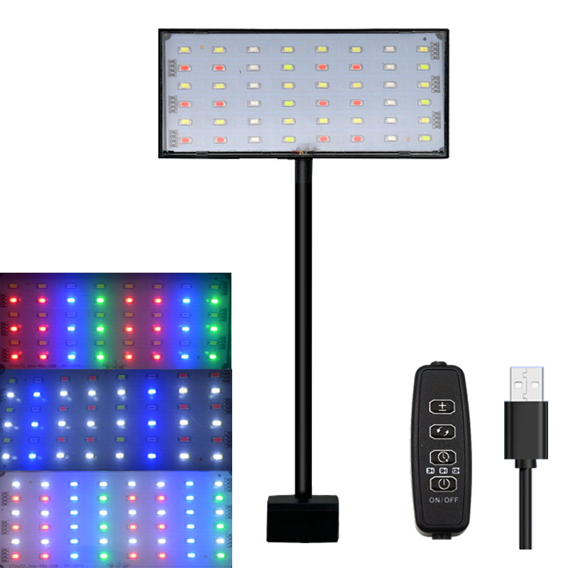 Aquarium Fish Tank Full Spectr - đánh giá và giá Plant Grow Light Full Spectrum Clip On