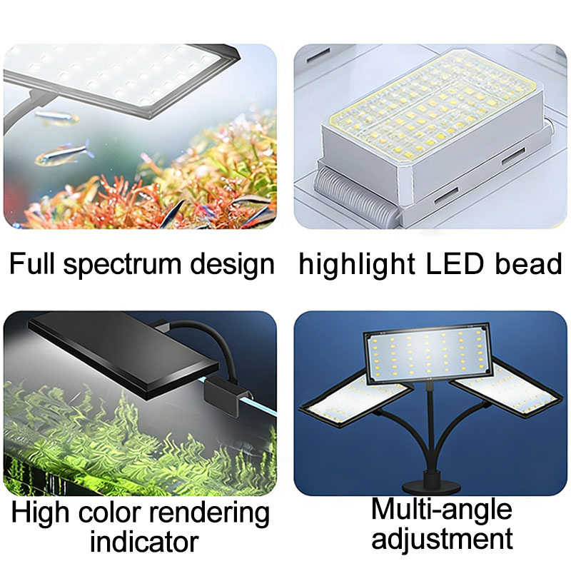 Aquarium Fish Tank Full Spectr - đánh giá và giá Plant Grow Light Full Spectrum Clip On