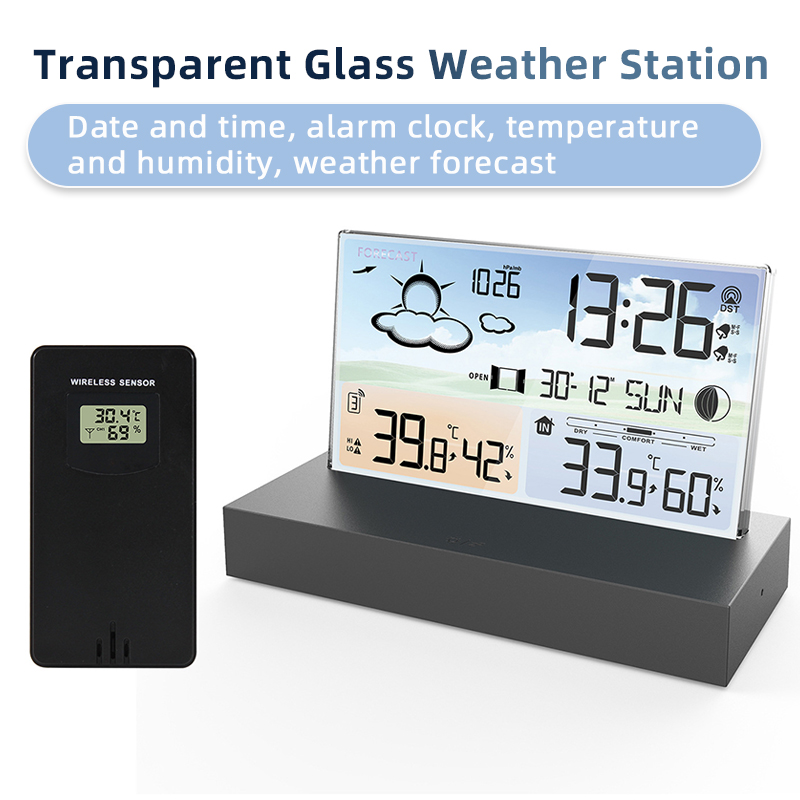 Transparent Weather Station In - đánh giá và giá Wireless Weather Station Indoor Outdoor
