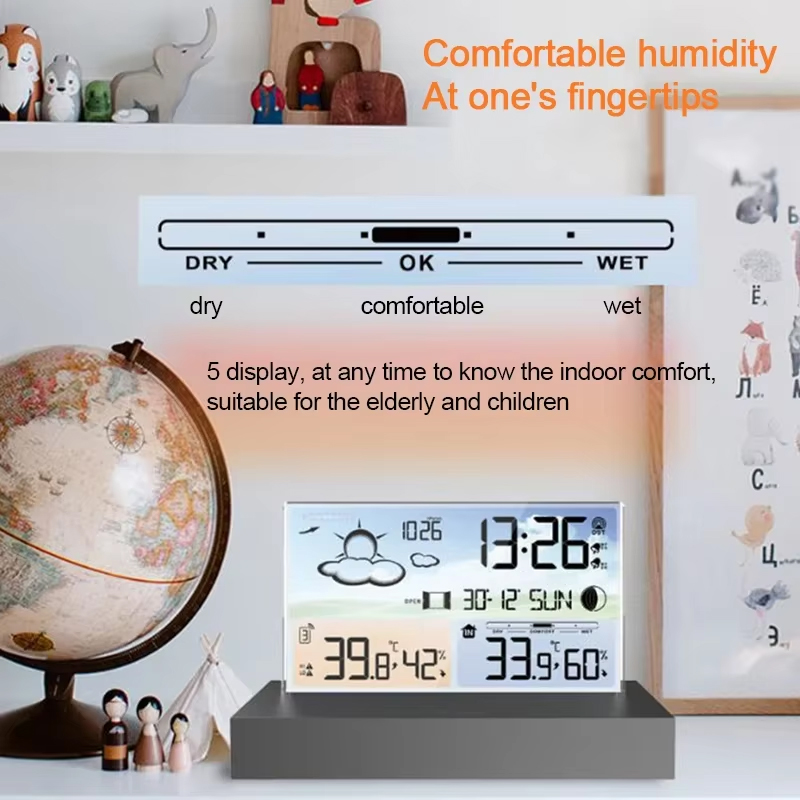 Transparent Weather Station In - đánh giá và giá Wireless Weather Station Indoor Outdoor