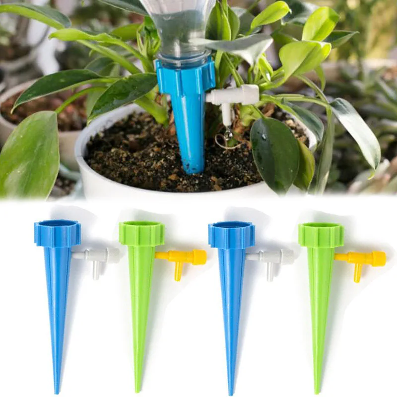 6/12pcs Adjustable Drip Irriga - đánh giá và giá Automatic Plant Watering Spikes Drip Kit