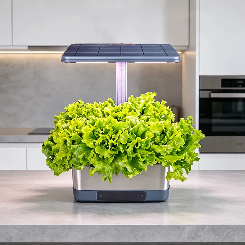 Hydroponic Growing System Kit  - đánh giá và giá Indoor Herb Garden Grow Light Smart Kit