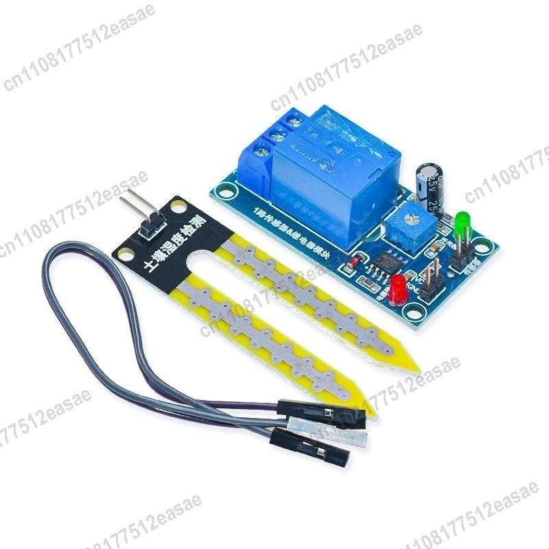 2Pcs 5V 12V Soil Moisture Sens - đánh giá và giá Soil Moisture Sensor Relay Module Arduino