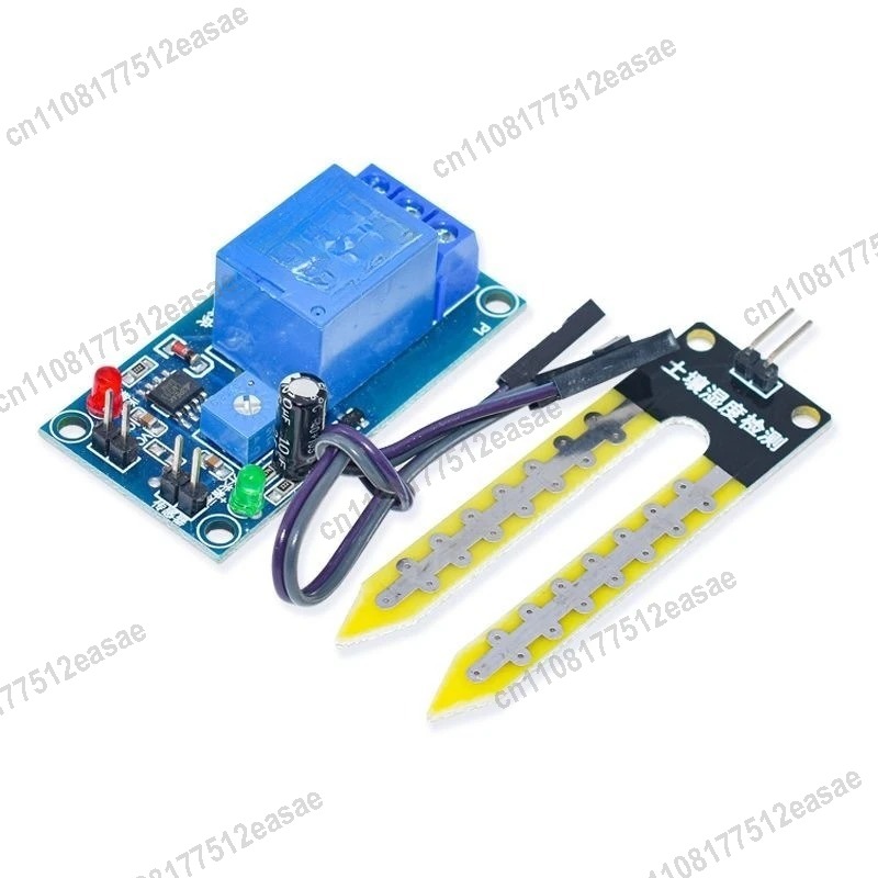 2Pcs 5V 12V Soil Moisture Sens - đánh giá và giá Soil Moisture Sensor Relay Module Arduino