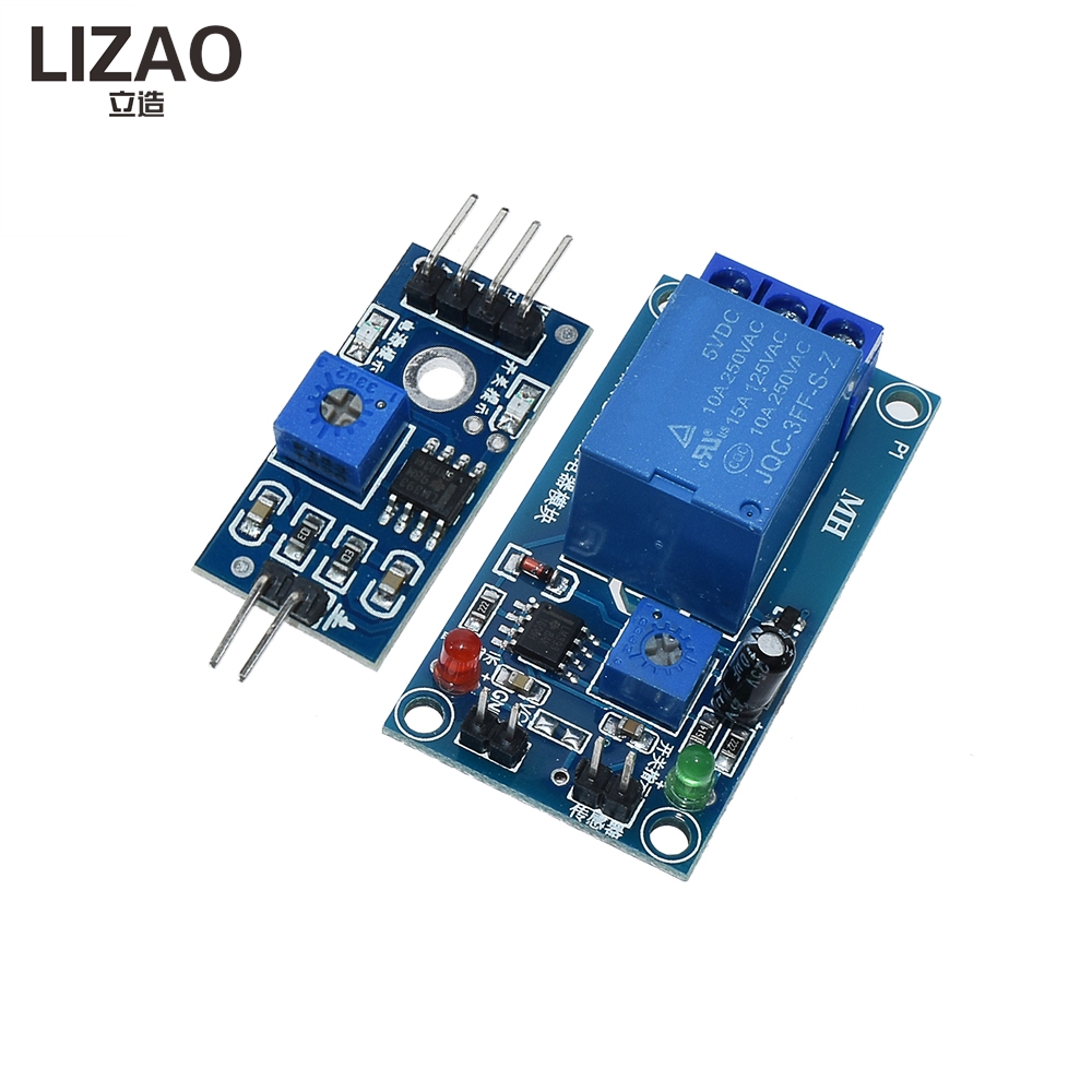 LIZAO Soil Moisture Sensor Con - đánh giá và giá Soil Moisture Sensor Relay Module Arduino