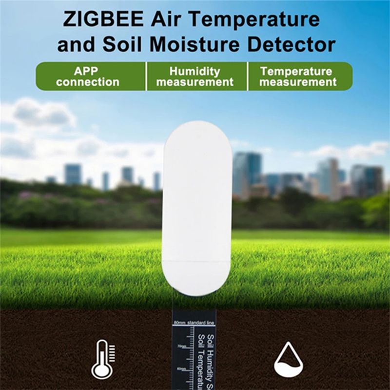 Moisture Humidity Temperature  - đánh giá và giá Smart Plant Sensor Soil Moisture Meter