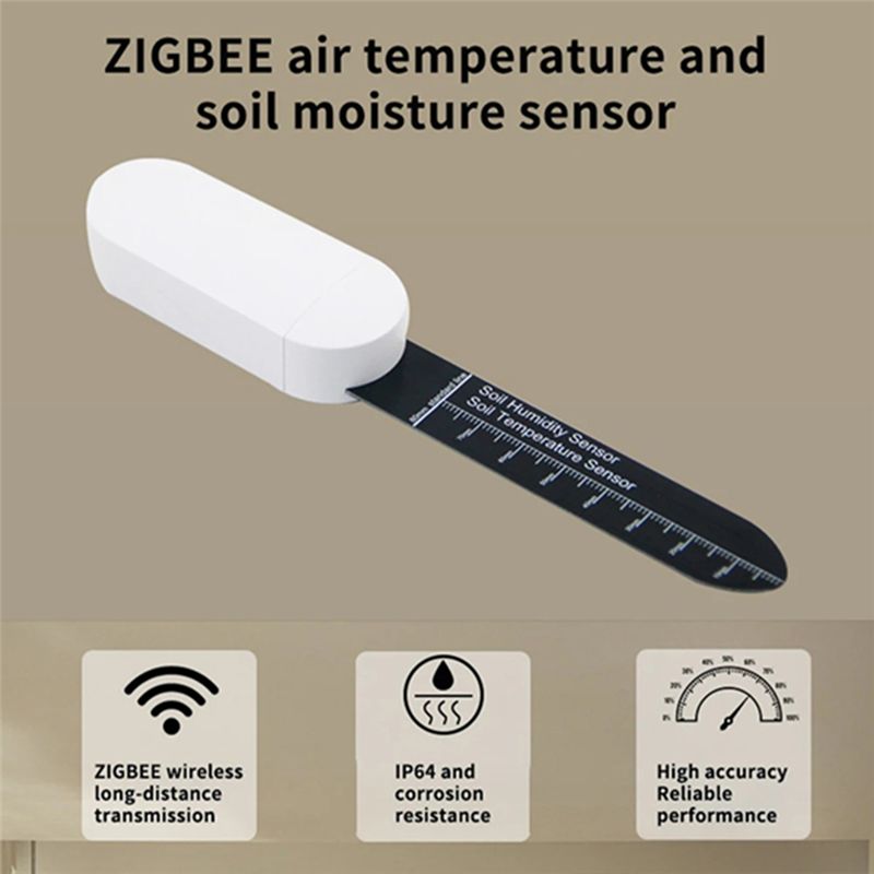 Moisture Humidity Temperature  - đánh giá và giá Smart Plant Sensor Soil Moisture Meter