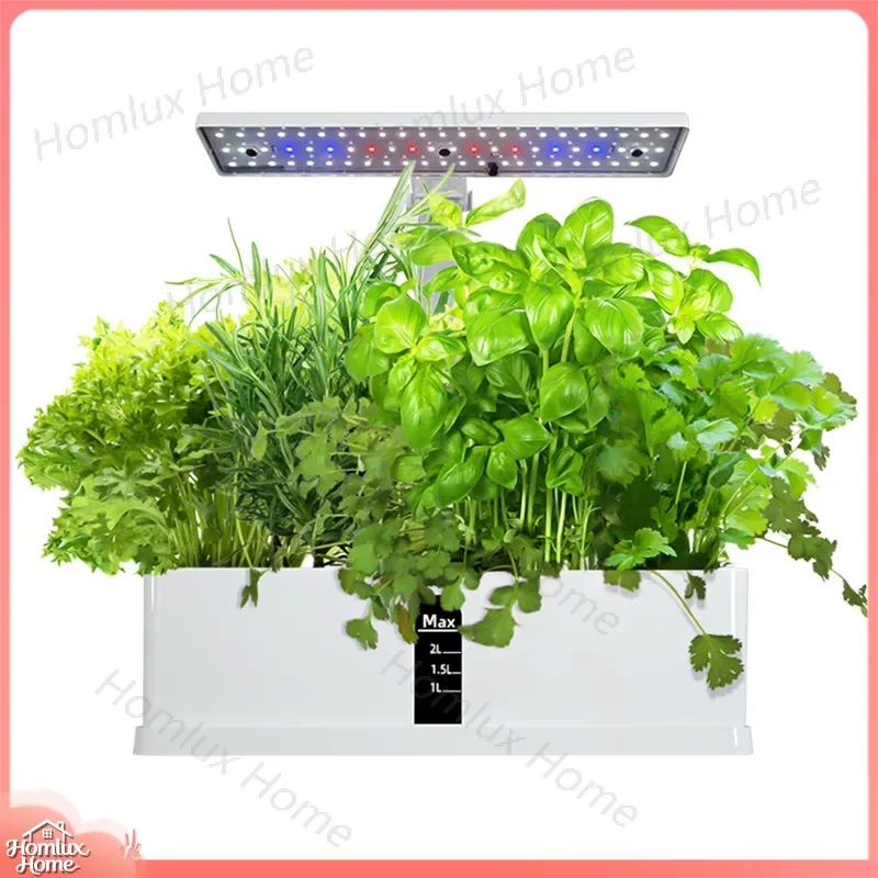 Hydroponic Growing System Indo - đánh giá và giá Indoor Herb Garden Grow Light Smart Kit